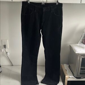Lacoste Black Straight Leg Pants